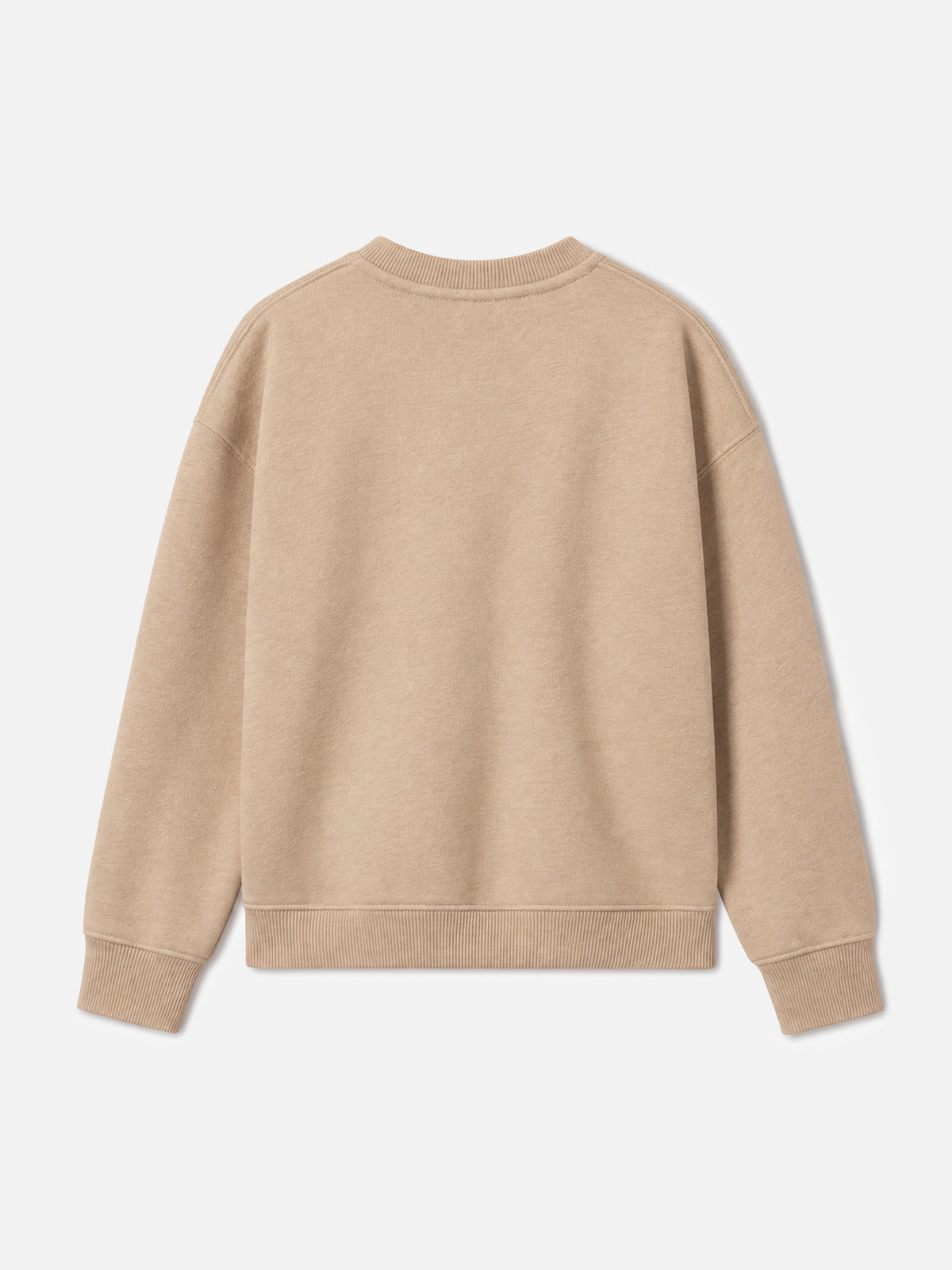 Beige Briony sweatshirt with puppy basket print
