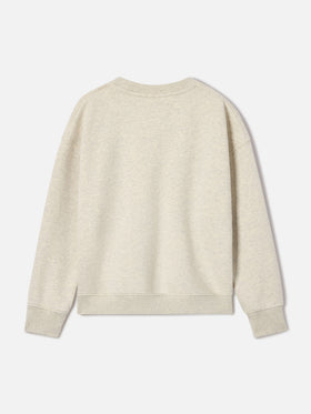 Grey Briony cotton blend sweatshirt with St. Barth print