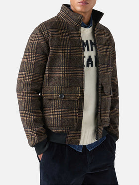 Thermo jacket Byron with Prince of Wales print