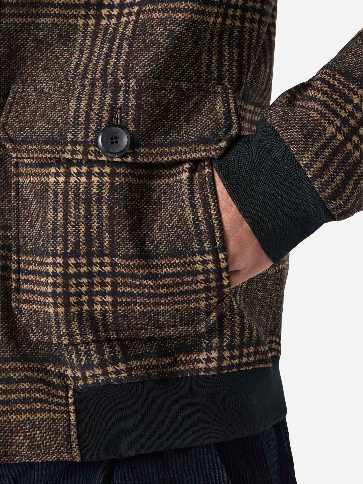 Thermo jacket Byron with Prince of Wales print
