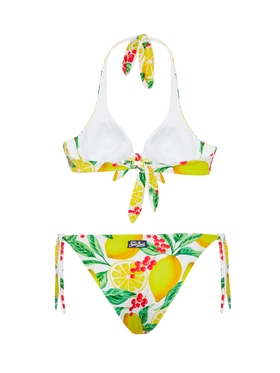 Bralette bikini Camille Yali with lemon print