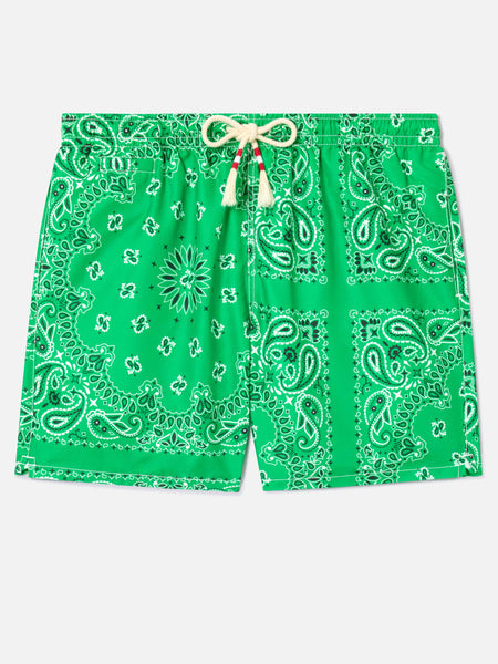 Green bandana Caprese swim shorts – MC2 Saint Barth