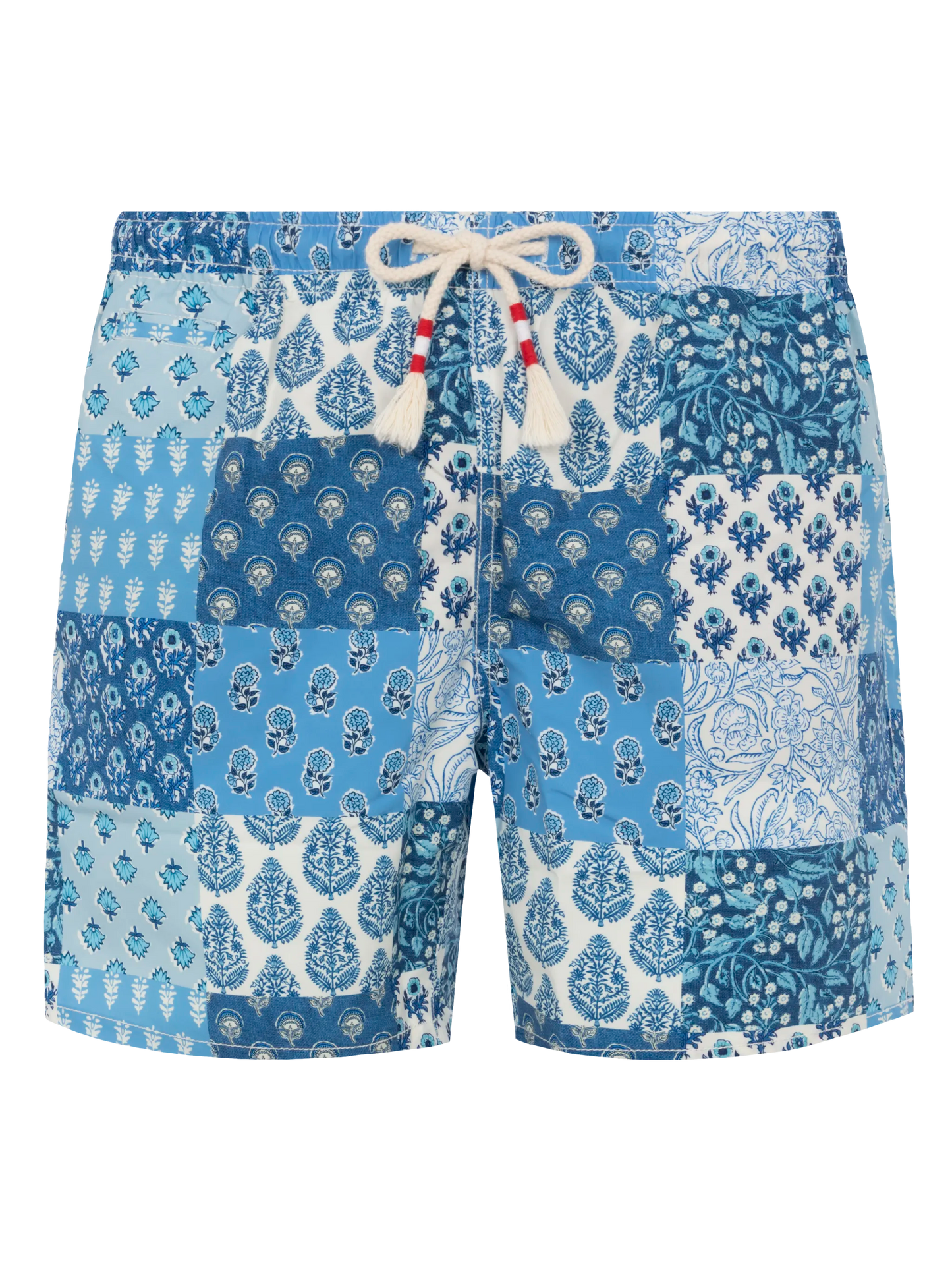 Mittellange Badeshorts Caprese mit Blumen-Patch-Print