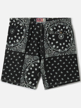 Caprese swim shorts with black bandana print