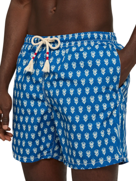 Mittellange Badeshorts Caprese mit Blumenprint