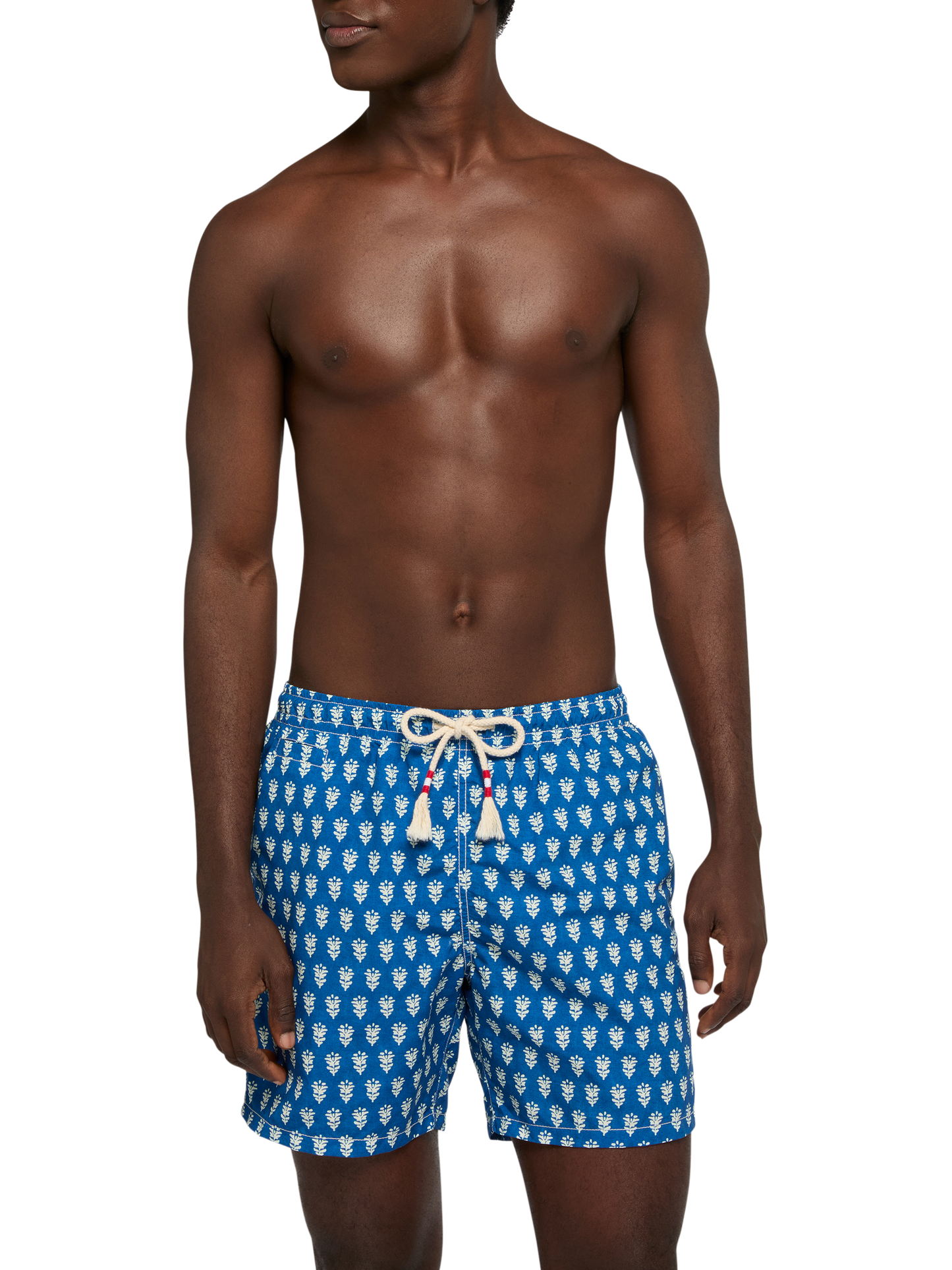 Mittellange Badeshorts Caprese mit Blumenprint