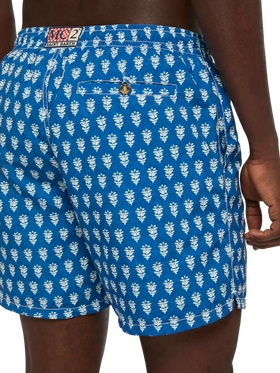 Mittellange Badeshorts Caprese mit Blumenprint