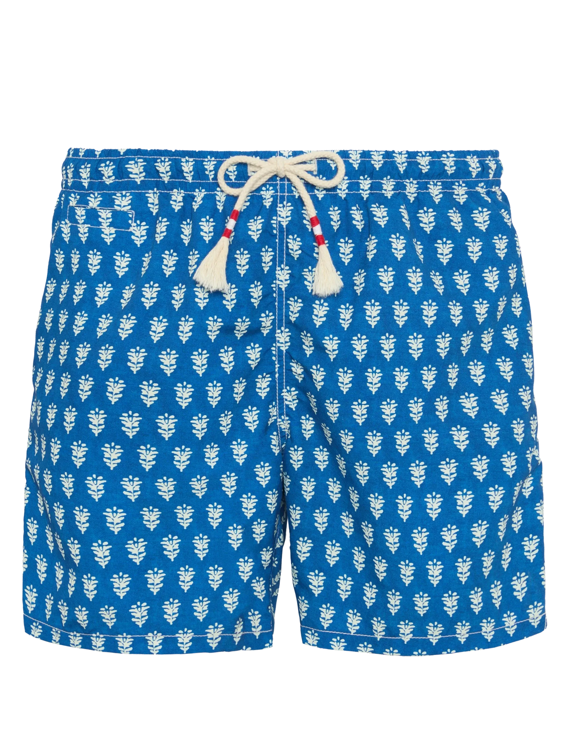 Mid-length swim-shorts Caprese with flower print - MC2 Saint Barth