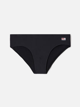 Slip mare Cayo nero tinta unita