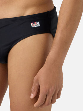 Slip mare Cayo nero tinta unita