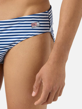 Slip mare Cayo a righe blu navy