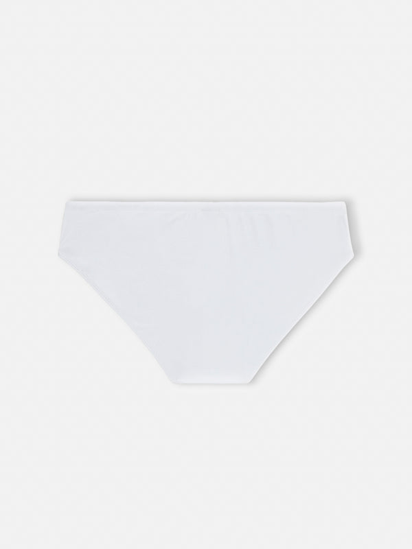 Man white swim briefs Cayo