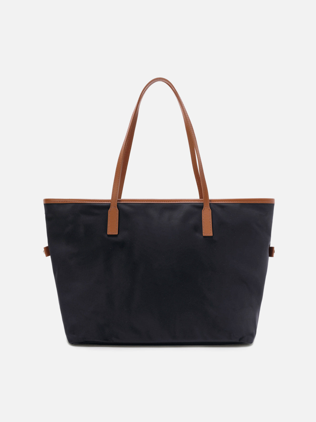 Schwarze City Bag aus Nylon in regulärer Größe 