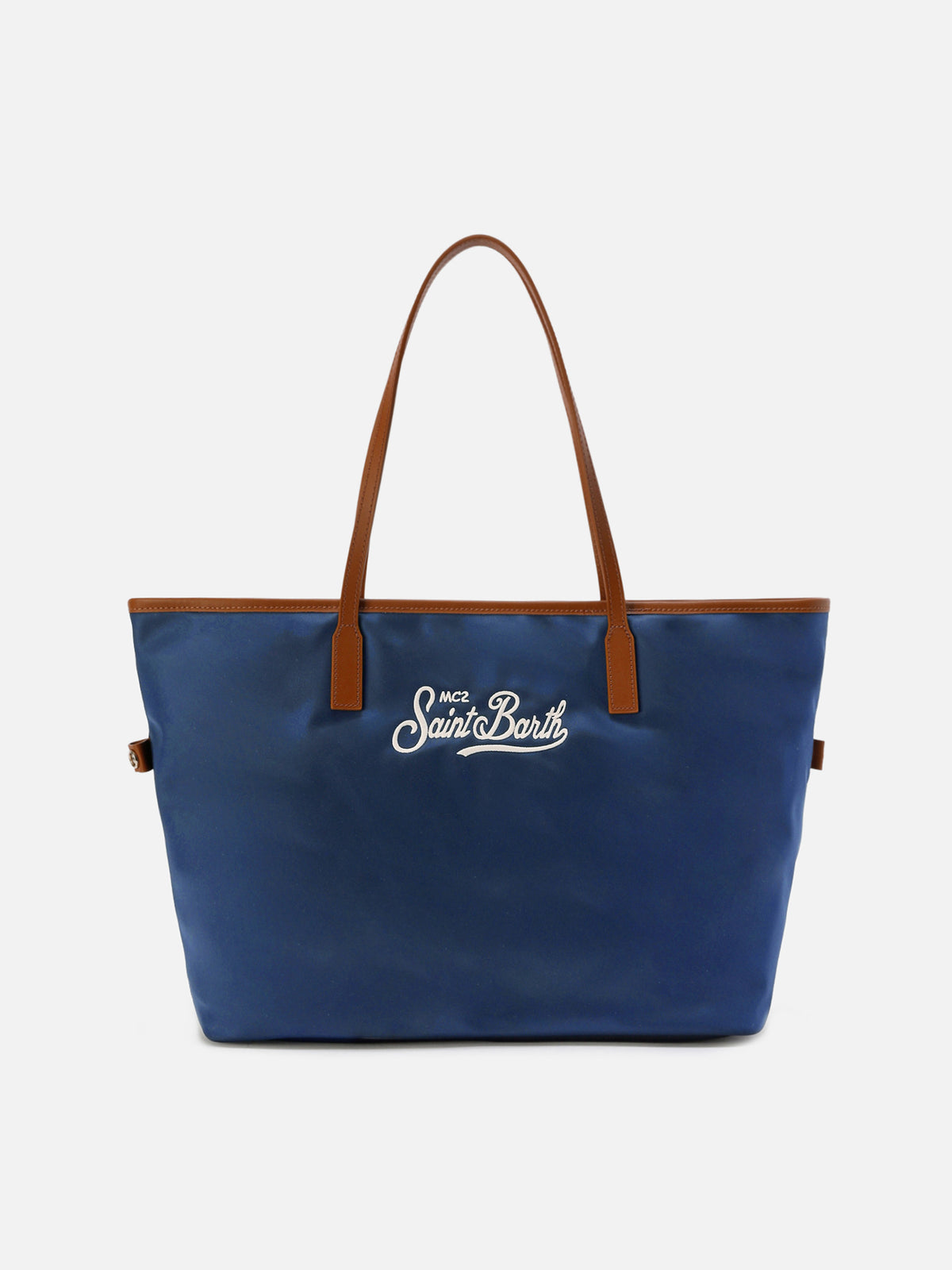 Marineblaue City Regular Bag aus Nylon 