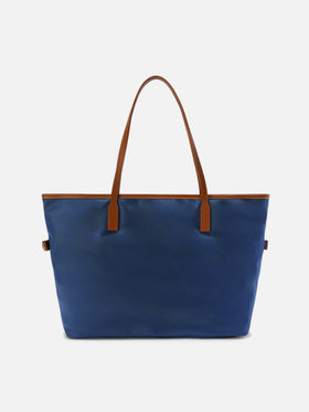 Marineblaue City Regular Bag aus Nylon 