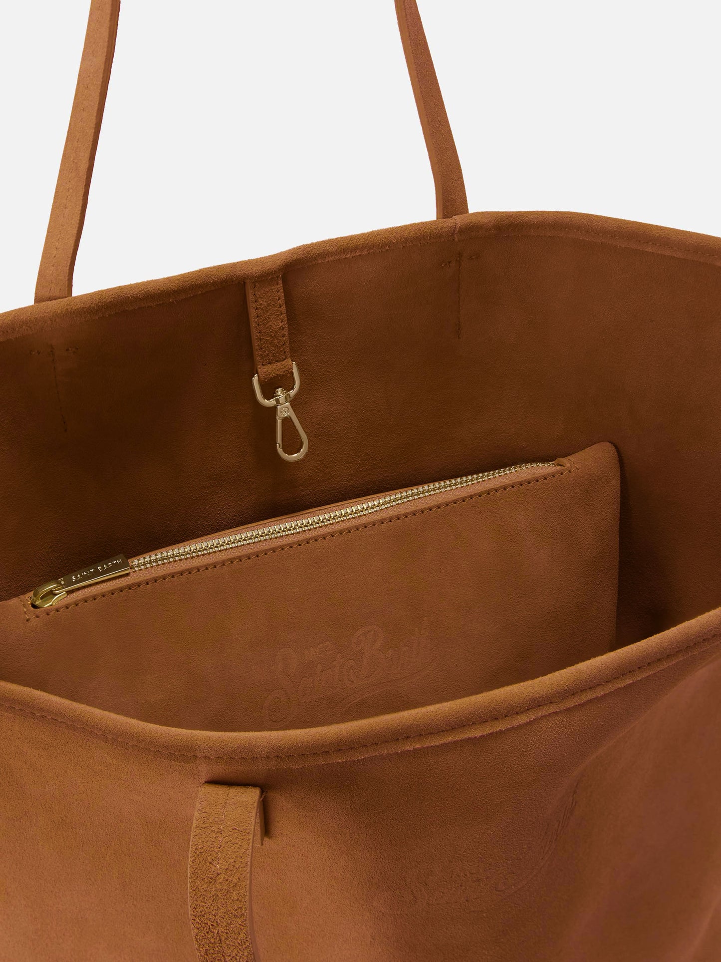 Camel suede City regular bag