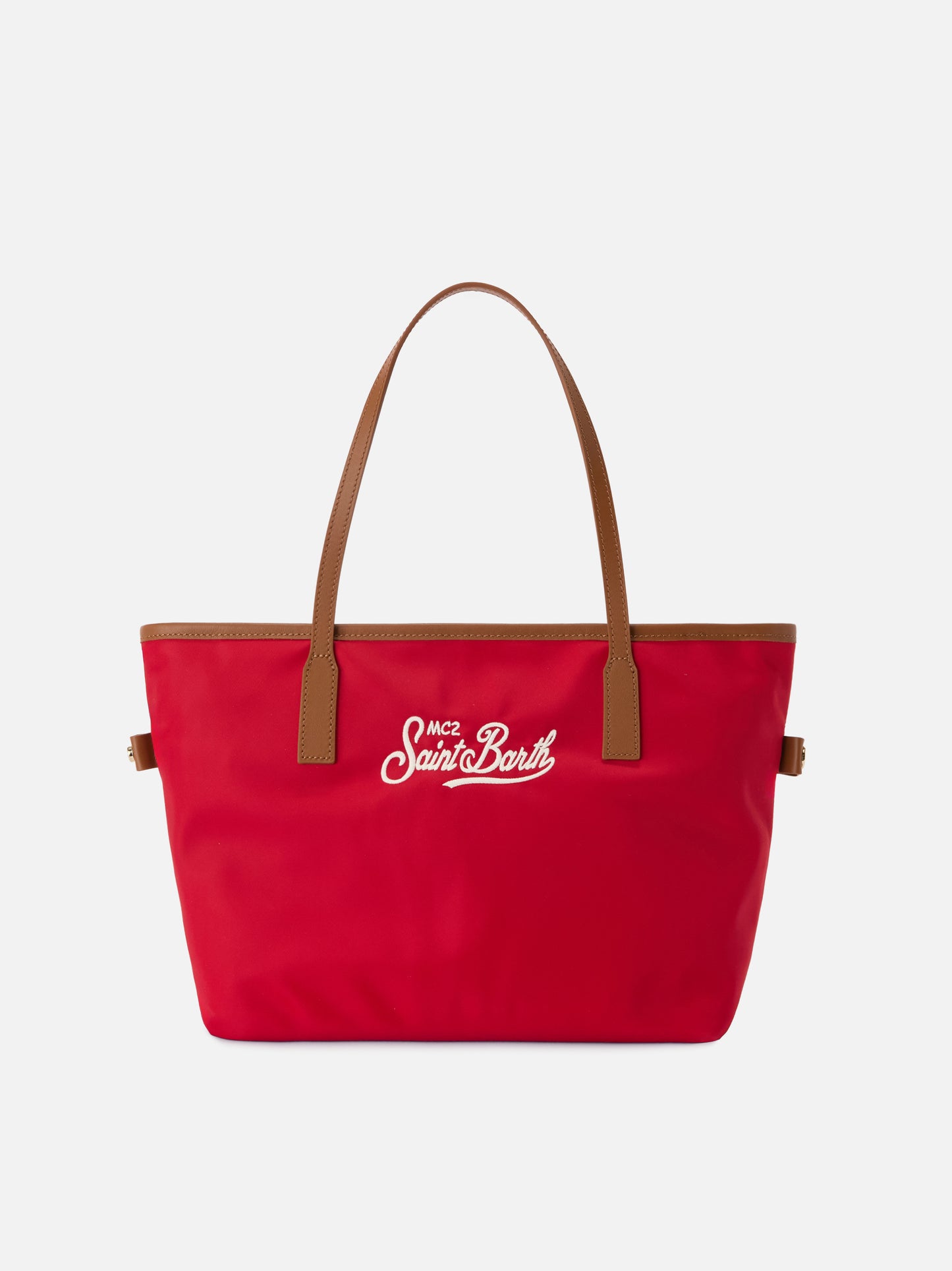 Red City medium nylon bag