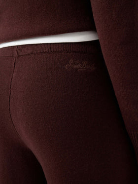 Pantalones de lana Brown Cambon 