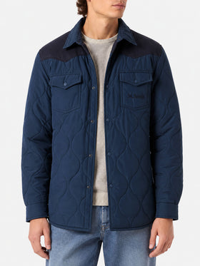 Gepolstertes Overshirt Chalet Tex in Navy 