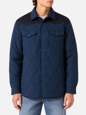 Gepolstertes Overshirt Chalet Tex in Navy 