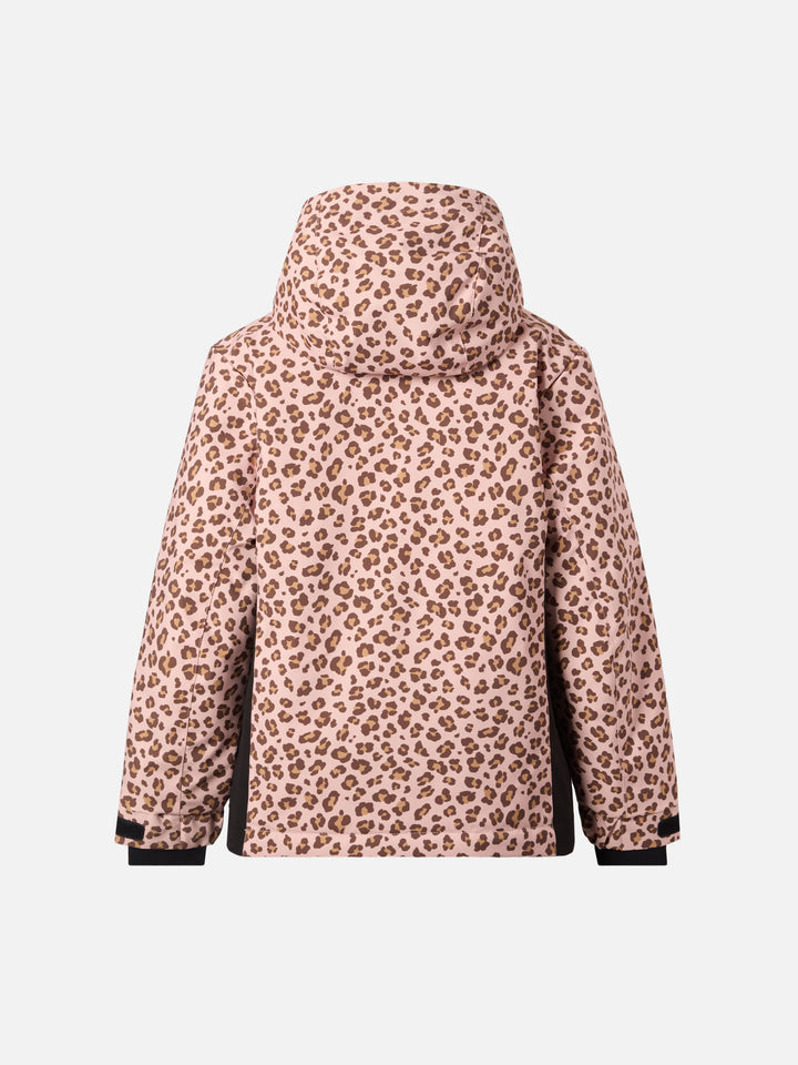 Skijacke Chavanette mit Leopardenmuster
