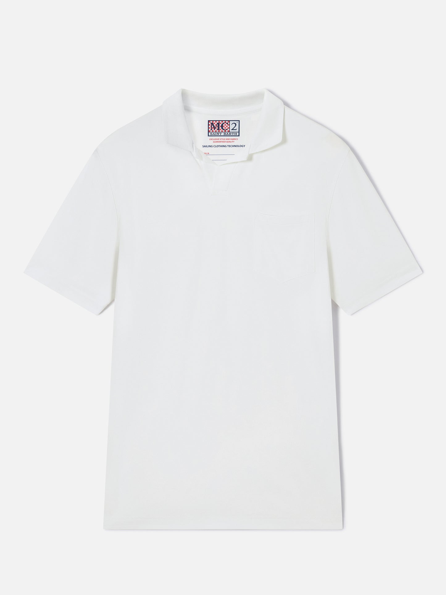 Polo de piqué técnico color crema Camber 