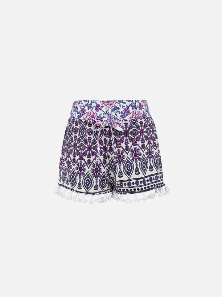 Gipsy Shorts for Little Girl - MC2 Saint Barth