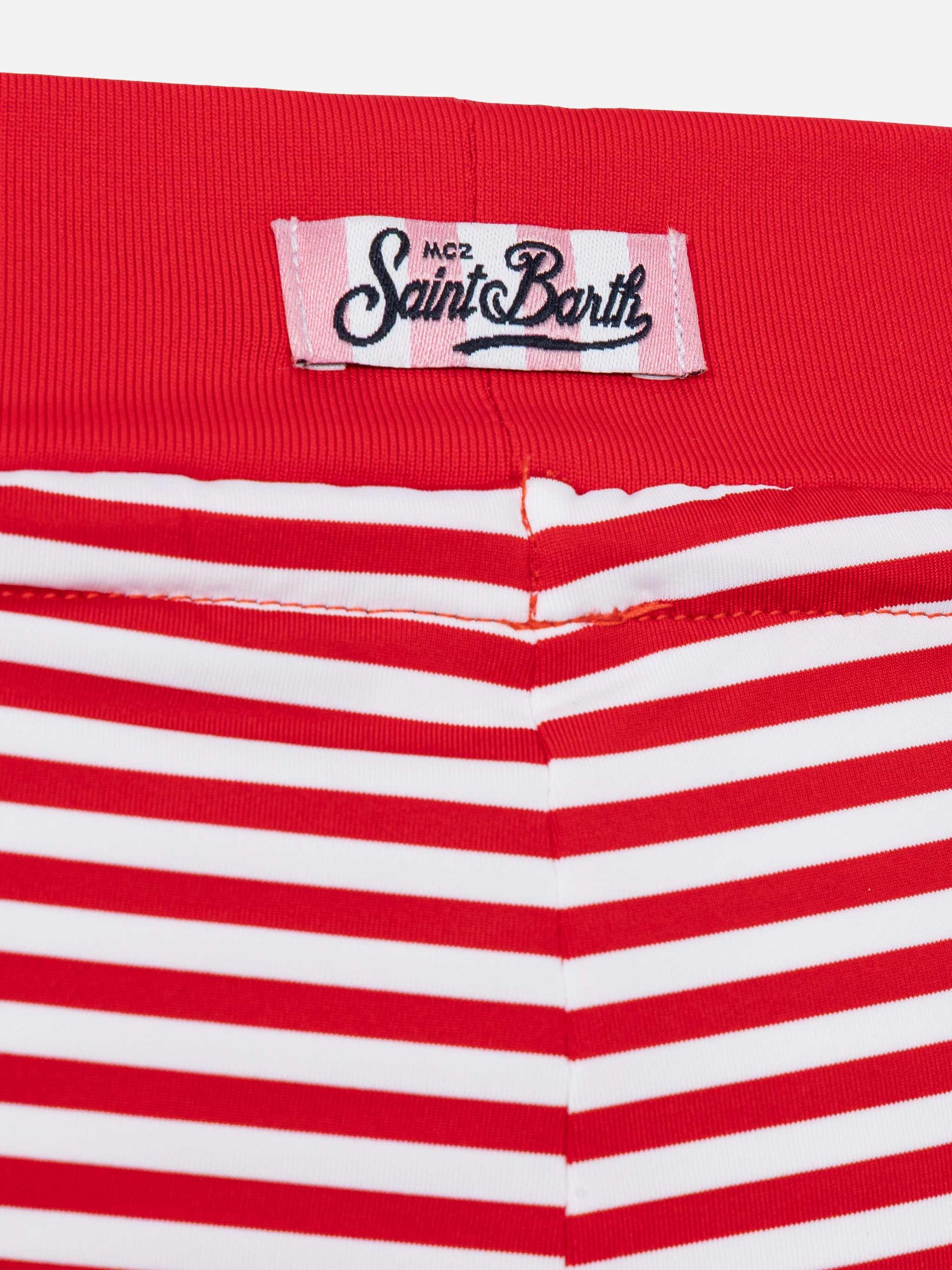 Beach shorts Coco with striped print - MC2 Saint Barth