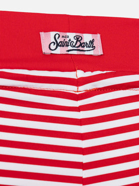 Beach shorts Coco with striped print - MC2 Saint Barth
