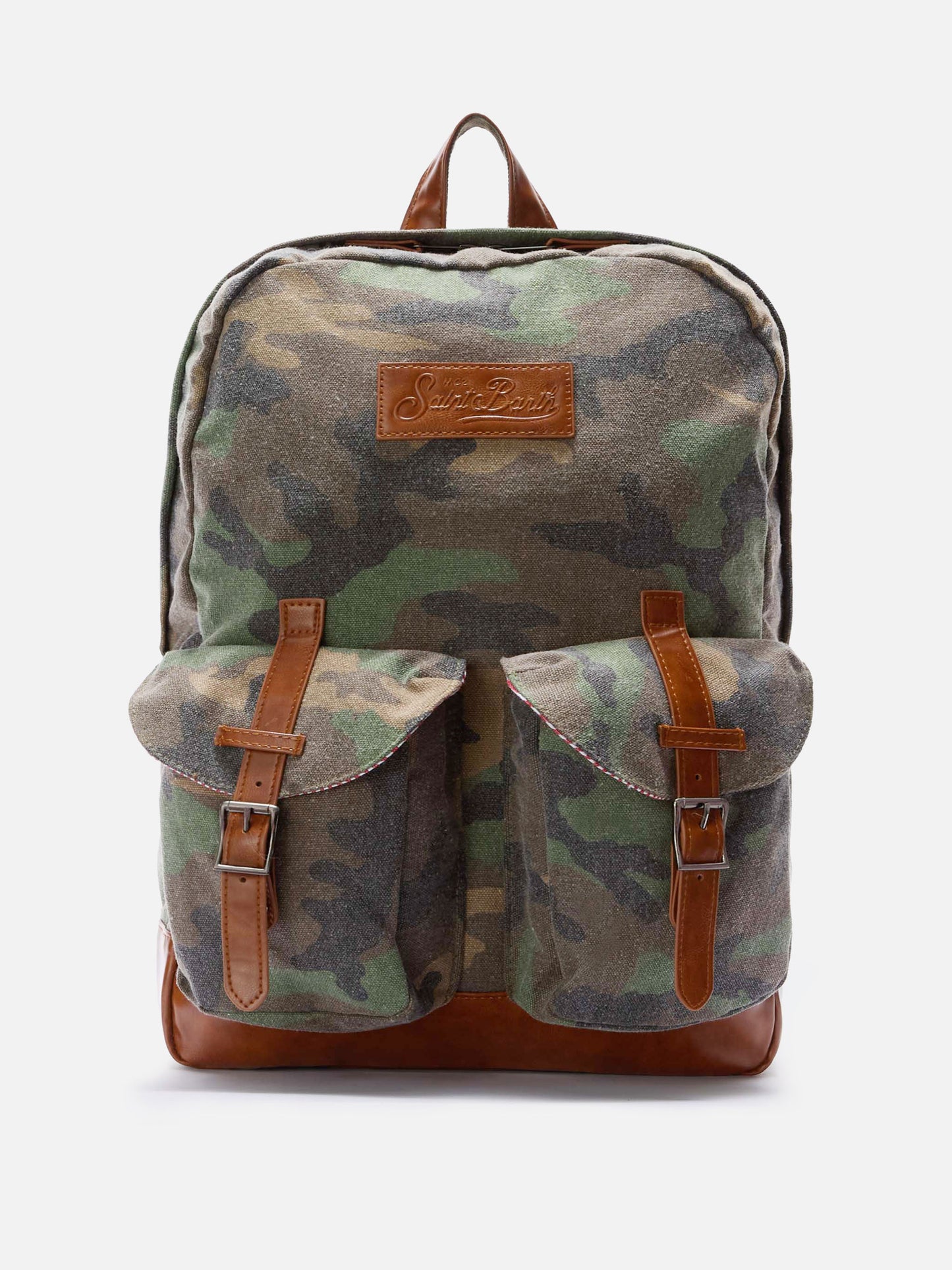 Cody Canvas-Rucksack mit Tarnmuster
