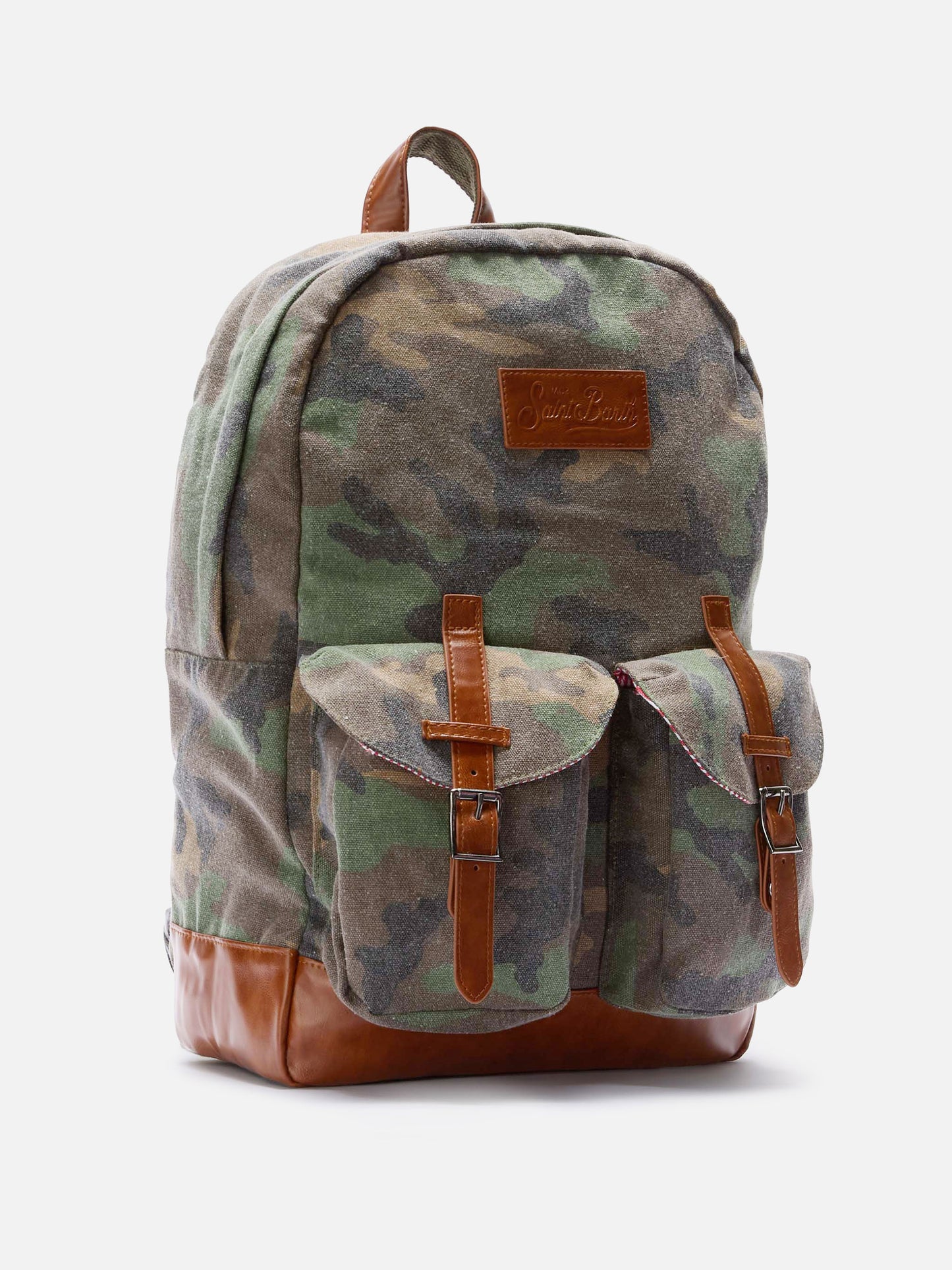 Cody Canvas-Rucksack mit Tarnmuster