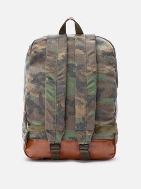 Cody Canvas-Rucksack mit Tarnmuster
