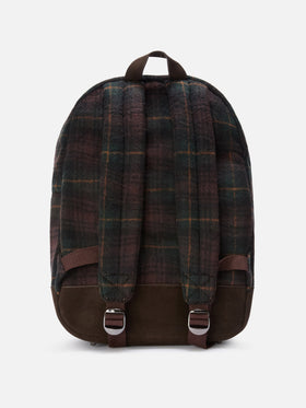 Zaino Cody in misto lana con motivo tartan