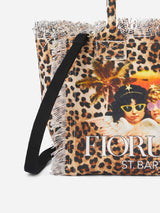 Colette-Handtasche aus Animalier-Baumwollcanvas | FIORUCCI-SONDERAUSGABE