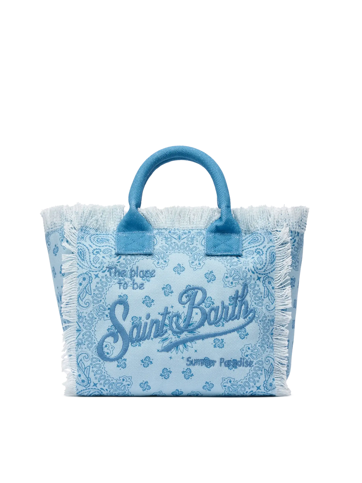 Borsa Colette in canvas di cotone con stampa bandana