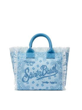 Borsa Colette in canvas di cotone con stampa bandana