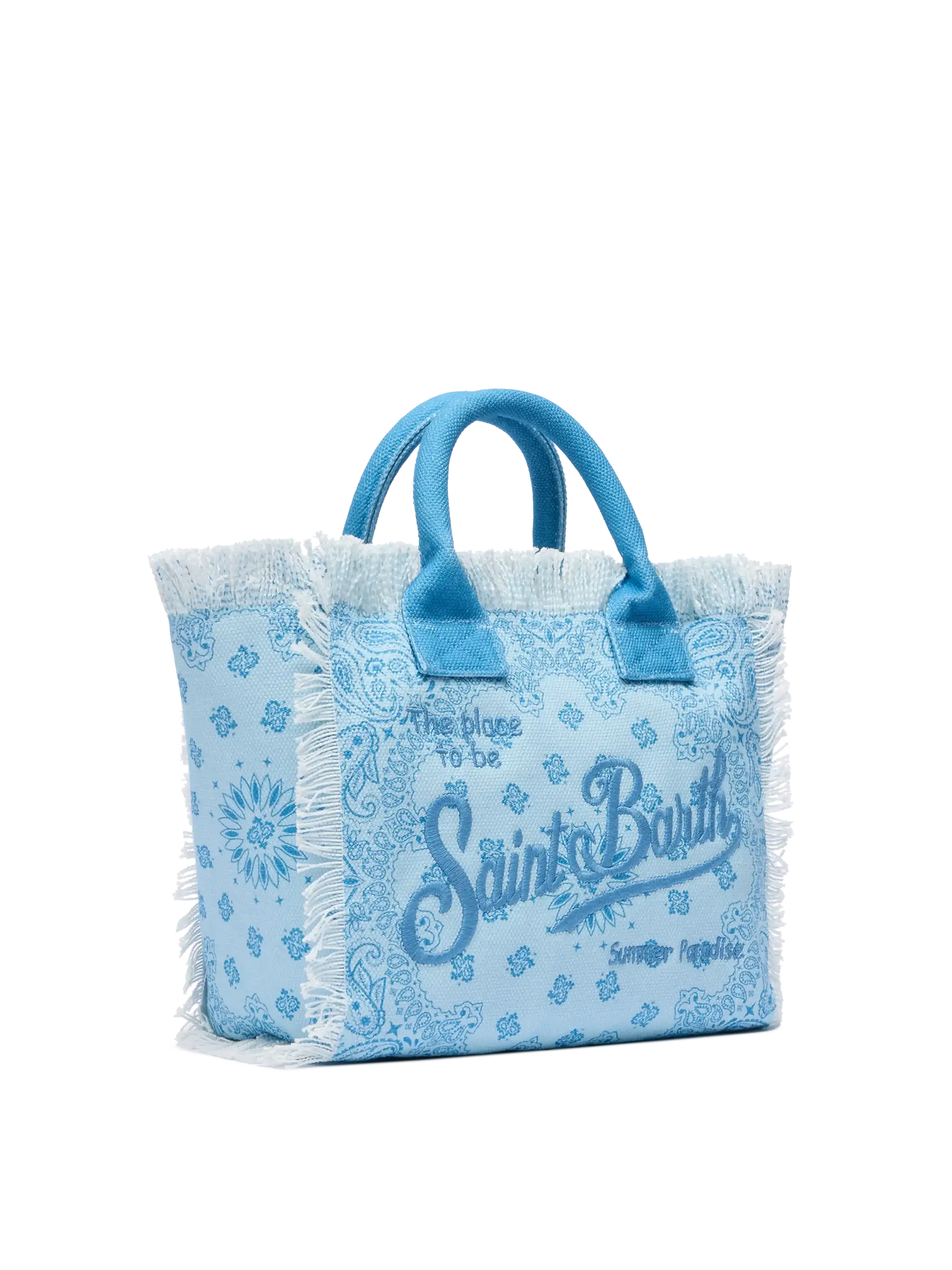 Borsa Colette in canvas di cotone con stampa bandana