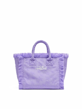 Colette Sponge lilac stars embossed terry handbag