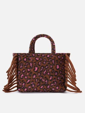 Borsa a mano Colette Blanket con stampa animalier