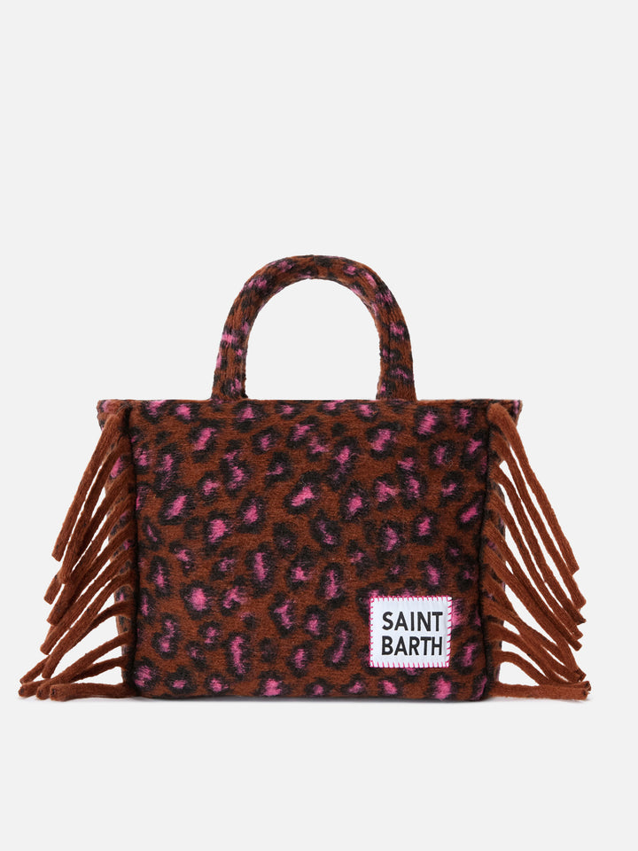 Colette Blanket handbag with animalier print