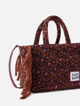 Borsa a mano Colette Blanket con stampa animalier
