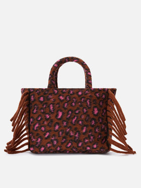 Borsa a mano Colette Blanket con stampa animalier