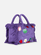 Borsa morbida multipatch in spugna viola Colette | BEEPY BELLA SPECIAL EDITION