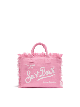 Colette Leinen Handtasche in Rosa