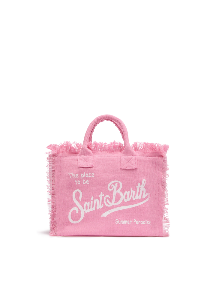 Colette Leinen Handtasche in Rosa
