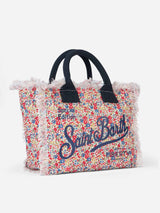 Handtasche Colette Liberty aus Baumwollcanvas mit Blumenmuster | HERGESTELLT AUS LIBERTY-STOFF