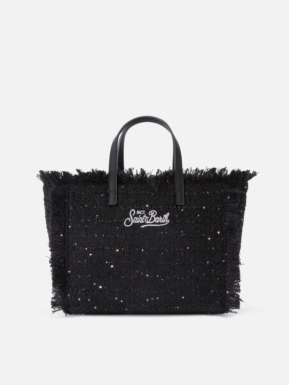 Black Colette bag with sequins and logo embroidery