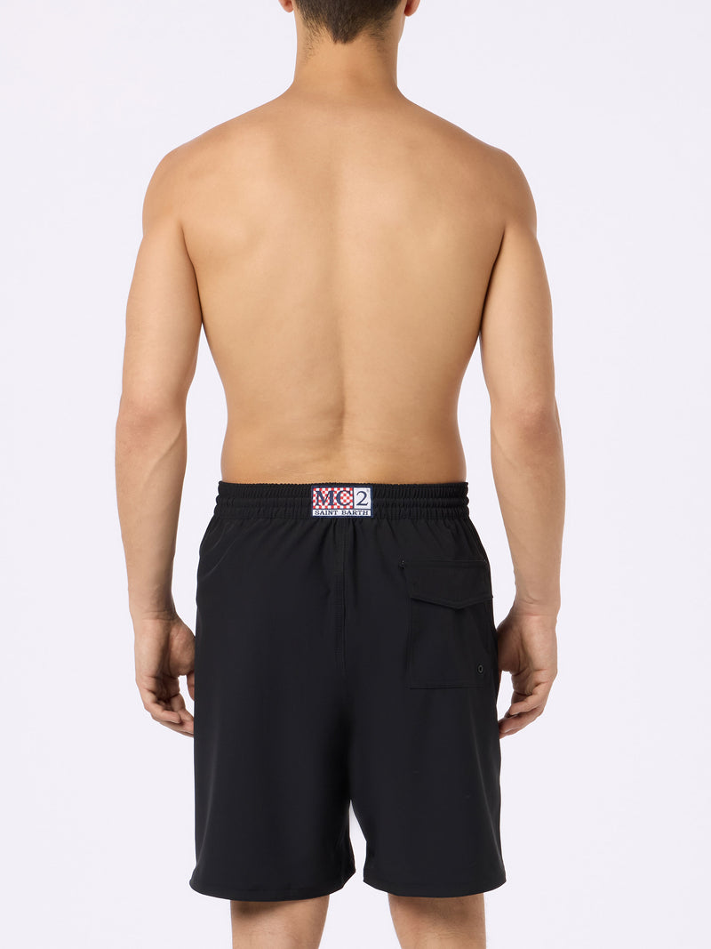 Man black Comfort Surf swim shorts