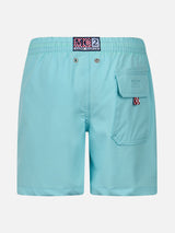 Boy Comfort Badeshorts mit „King of the Beach“-Stickerei