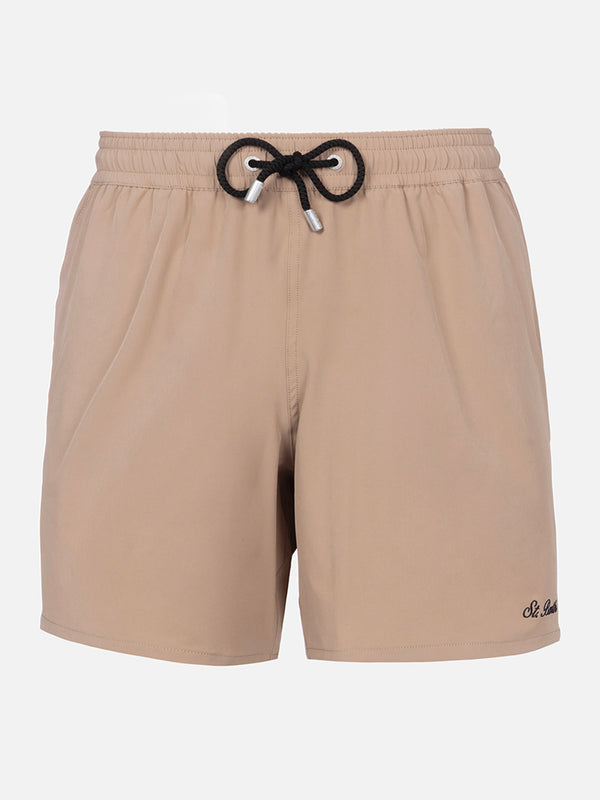 Man beige Comfort swim shorts